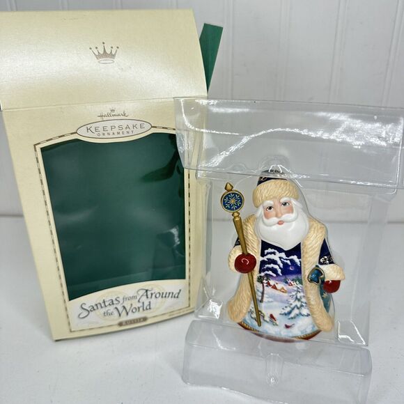 Hallmark Santa's From Around The World Keepsake Ornaments RUSSIA Santa Ornament - Picture 4 of 9